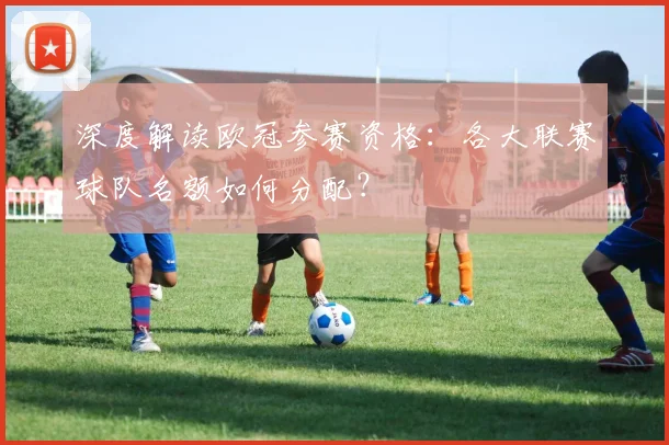 深度解读欧冠参赛资格：各大联赛球队名额如何分配？